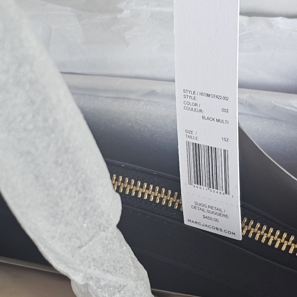 MARC JACOBS Grind Mini Signet Printed Leather Shoulder/ Tote Bag - Picture 4 of 14